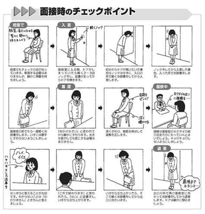 高校面接の答え方を練習する受験生